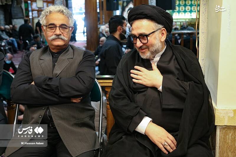 عکس/ حضور چهرهها در مراسم ترحیم آیتالله مصطفوی