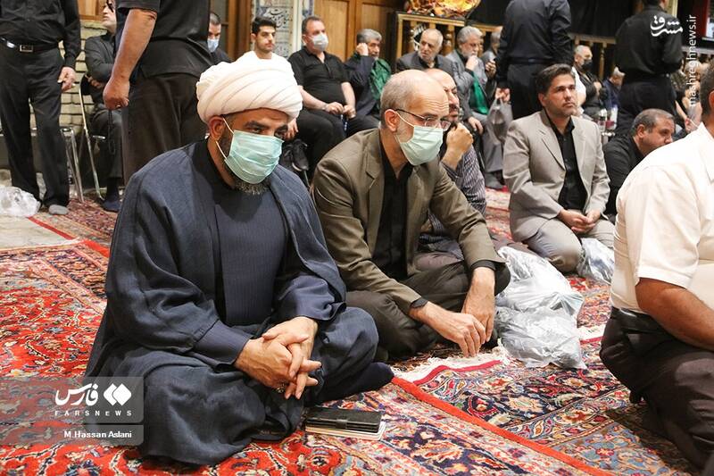 عکس/ حضور چهرهها در مراسم ترحیم آیتالله مصطفوی