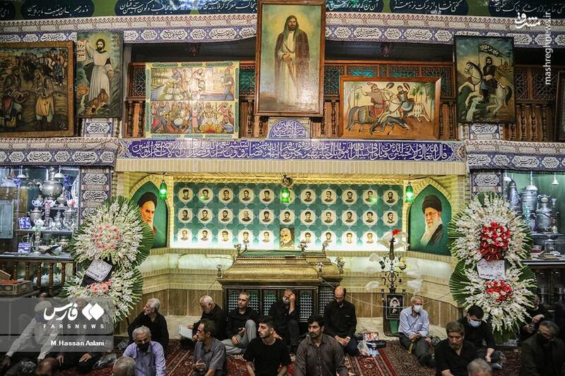 عکس/ حضور چهرهها در مراسم ترحیم آیتالله مصطفوی