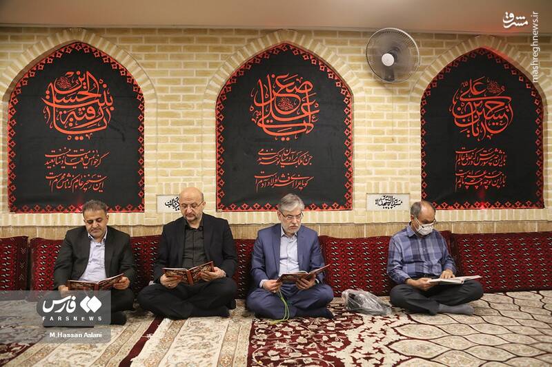 عکس/ حضور چهرهها در مراسم ترحیم آیتالله مصطفوی