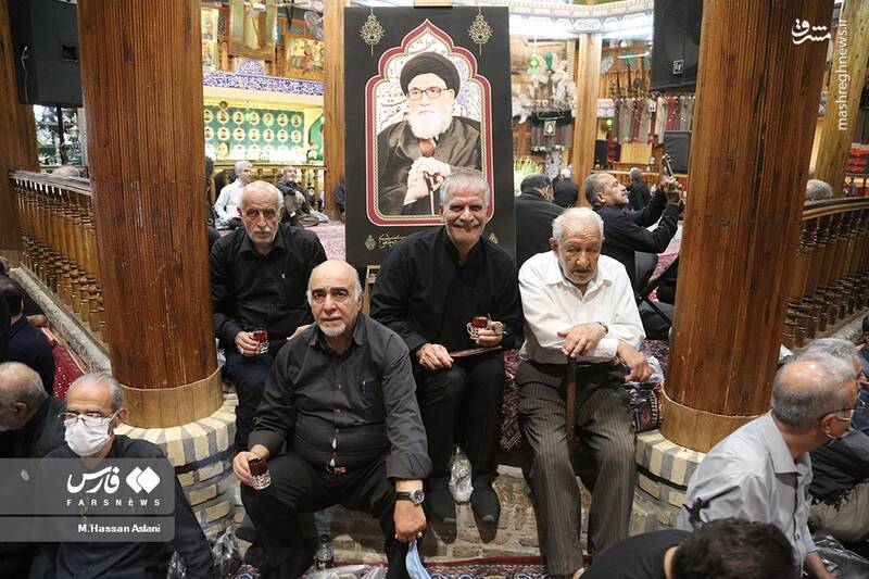 عکس/ حضور چهرهها در مراسم ترحیم آیتالله مصطفوی