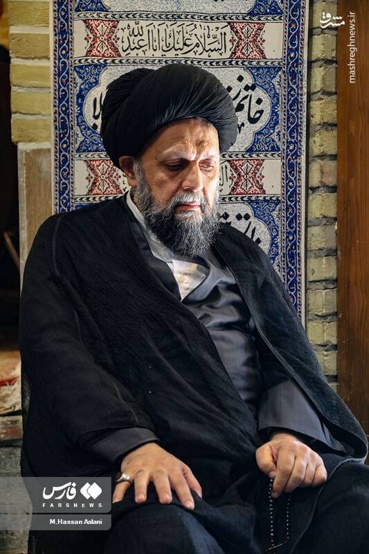 عکس/ حضور چهرهها در مراسم ترحیم آیتالله مصطفوی