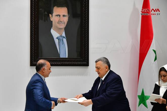 دیدار رئیس پارلمان سوریه با سفیر تهران با محوریت حملات تلآویو