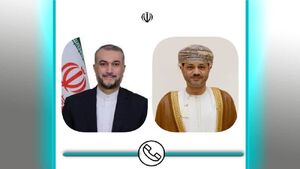 رایزنی امیرعبداللهیان با وزیر خارجه عمان درخصوص مذاکره هسته‌ای