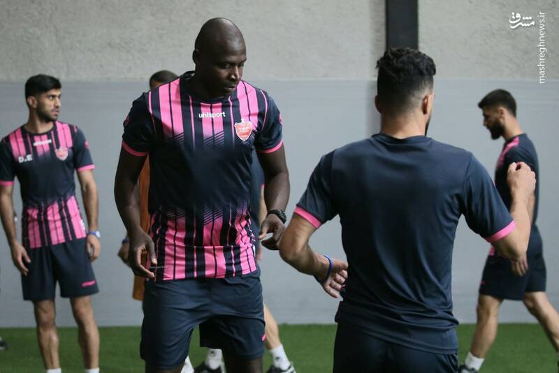 اولین حضور دیاباته در تمرین پرسپولیس +عکس