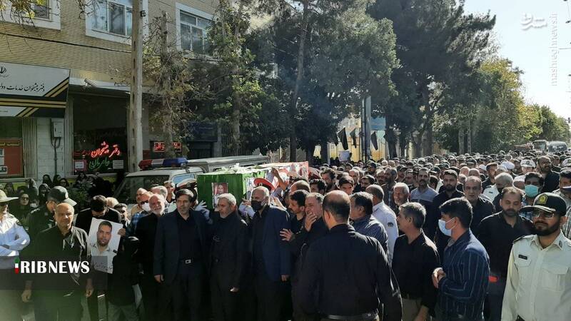 عکس/ بدرقه شهید مدافع امنیت در شاهرود
