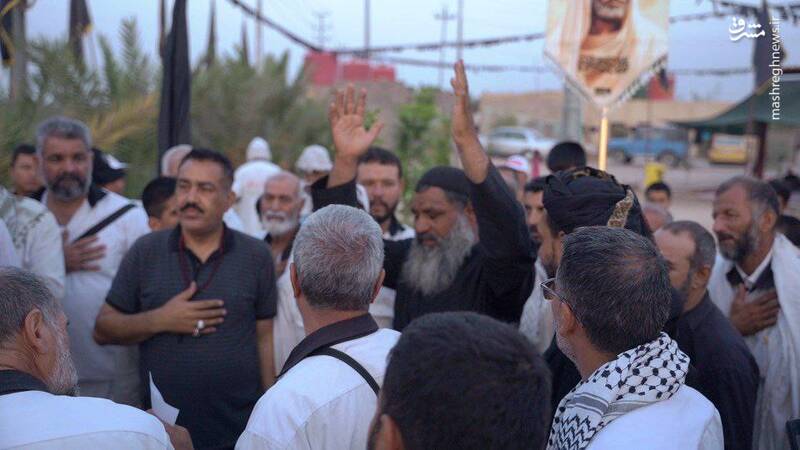 استقبال مواکب عراقی از زوار ایرانی+ عکس