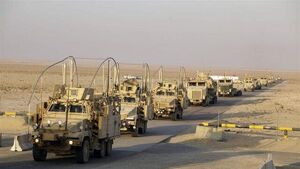 خروج تجهیزات نظامی جدید آمریکا از سوریه و انتقال به عراق