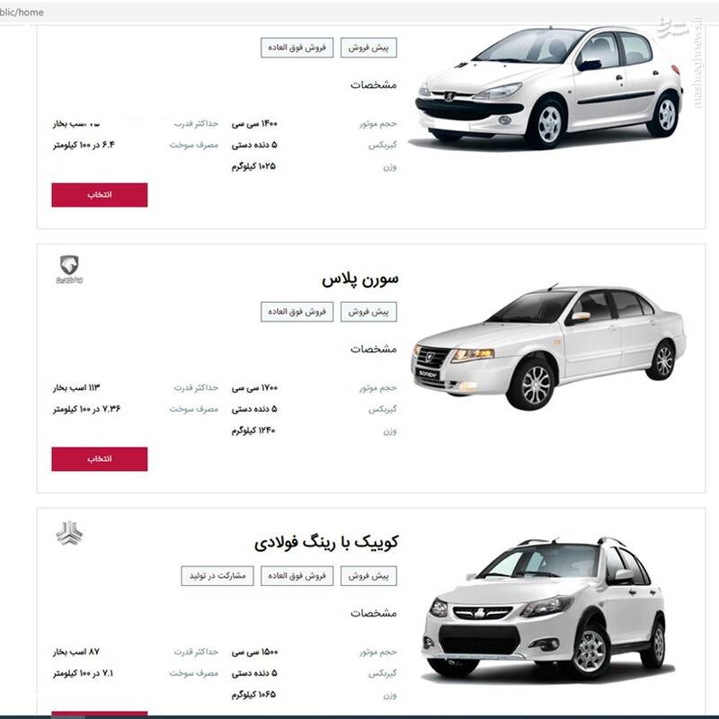 آغاز ثبت نام سومین دوره قرعه کشی خودرو در سامانه یکپارچه + جزئیات
