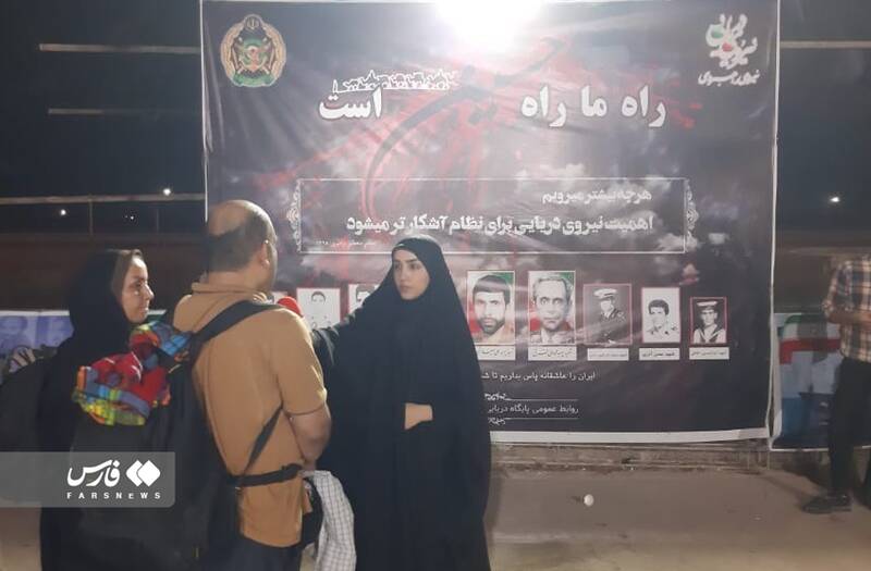 ایجاد موکب اربعین نیروی دریایی ارتش در مرز شلمچه