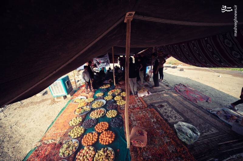 پذیرائی کودکان از زوار اربعین+ عکس