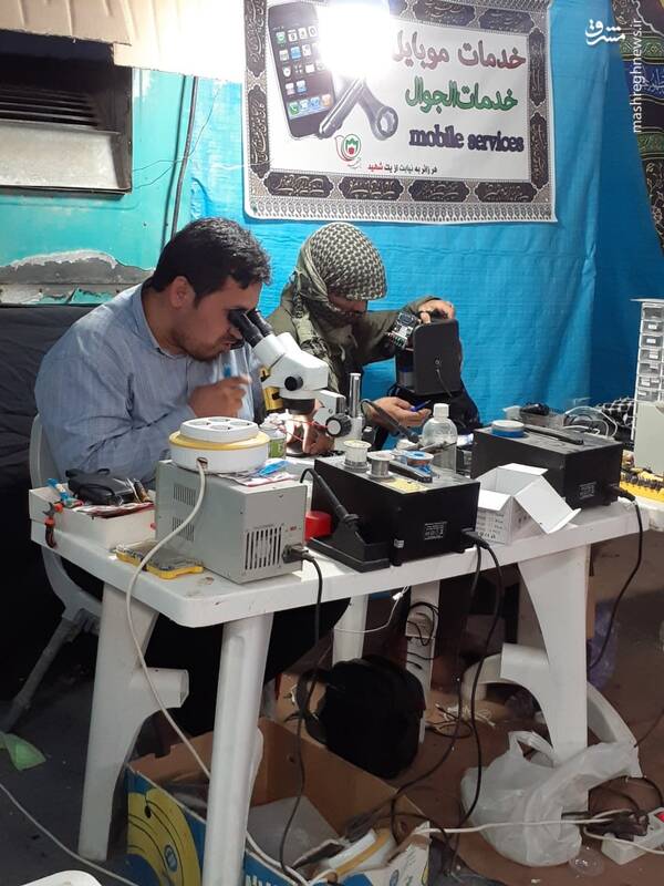 به نیابت از شهدا به زائران خدمت میکردند+ عکس