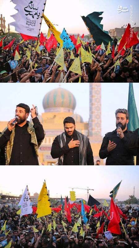 عکس/ اجرای سلام فرمانده در مسجد سهله