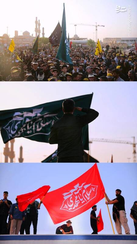 عکس/ اجرای سلام فرمانده در مسجد سهله