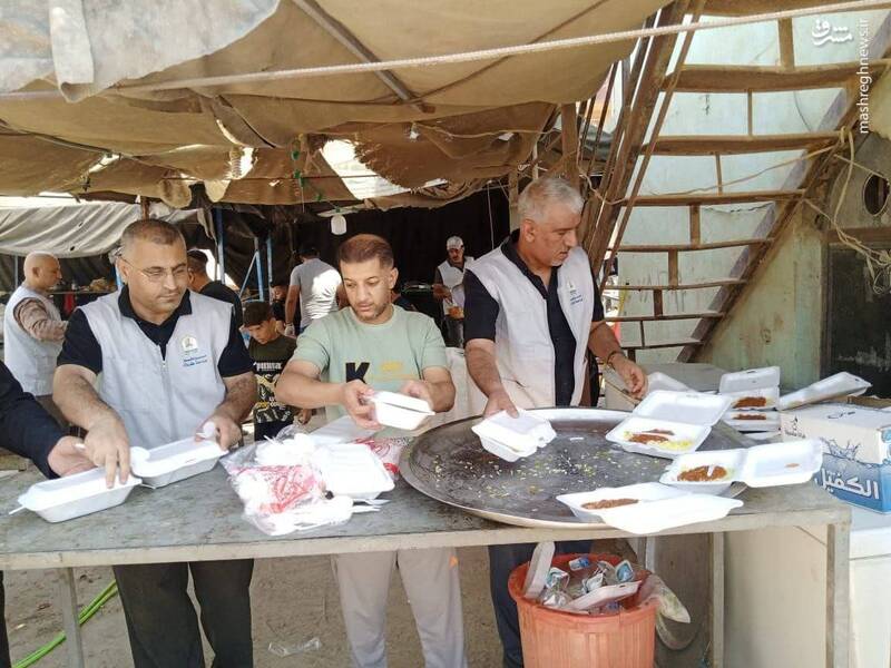 موکب اساتید و دانشجویان دانشگاه کربلا+ عکس