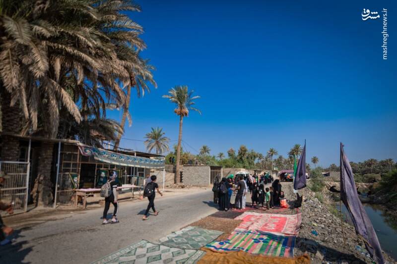 "موکب خانوادگی" خدمترسانی به زائران اربعین+ عکس