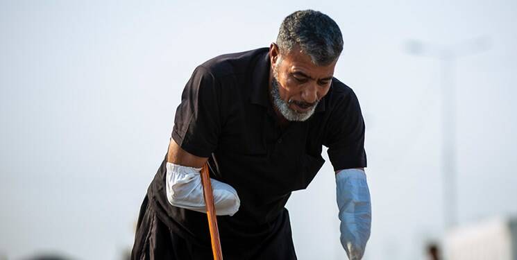 تصاویر بینظیری که فقط در راهپیمایی اربعین دیده میشود