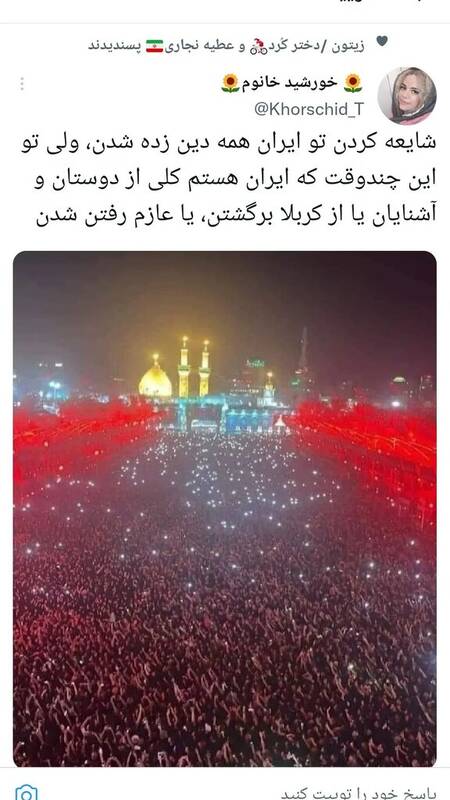 تصاویر | حب حسین یجمعنا | میگن تو ایران همه دین زده شدهاند ... | اقدام خاص عراقیها در مرز مهران | پیرزنی که همه دارایی خود را آورد