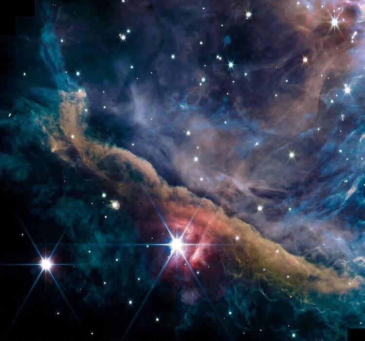 تصاویر هیجاناگیز و دقیق جیمز وب از سحابی شکارچی | منطقهای که برای نخستین بار دیده میشود