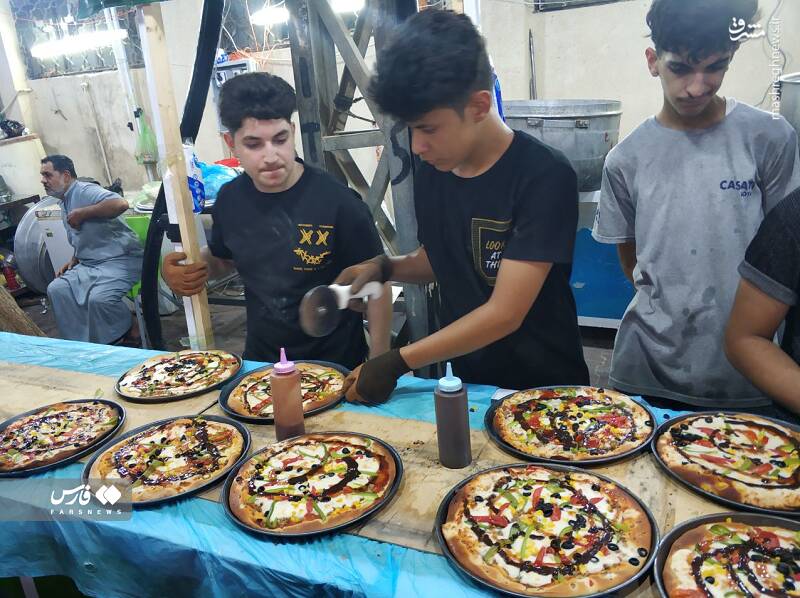 پذیرایی جانانه عراقیها از زائران ایرانی/ کمبودی در مسیر پیادهروی اربعین نیست +عکس