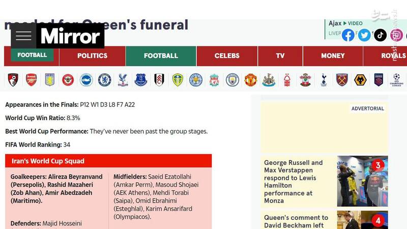 واکنش جالب توجه رسانهها و مقامات فوتبال انگلیس به انتخاب کیروش +عکس