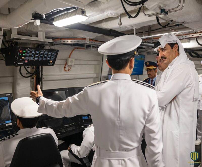 ارتش قطر به دو کشتی جنگی مجهز شد +عکس