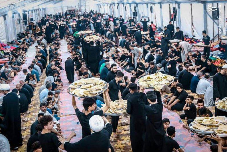 عکس/موکب مدرسه عالی علوم دینی آیتالله سیستانی