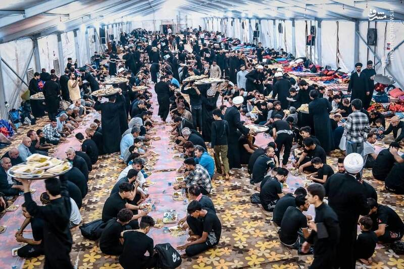 عکس/موکب مدرسه عالی علوم دینی آیتالله سیستانی