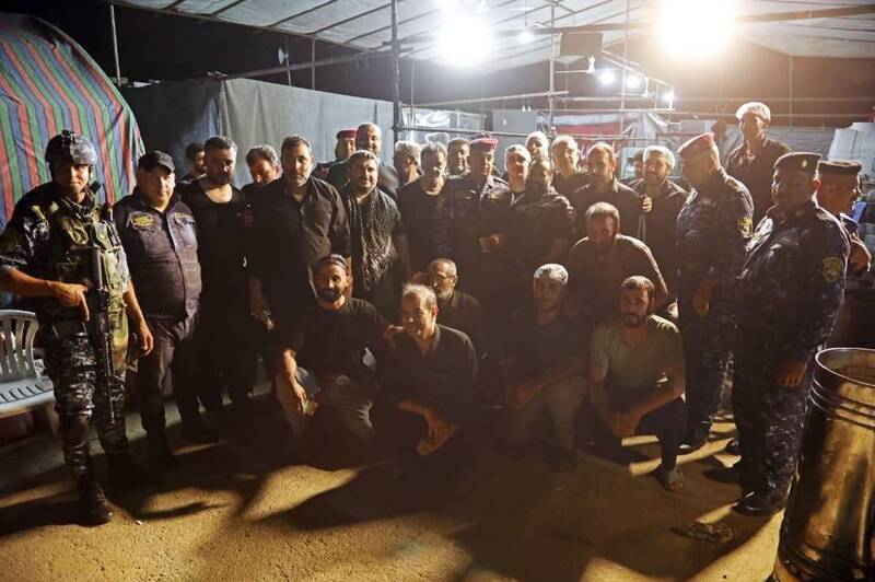 عکس/ حضور فرمانده کل عملیات سامرا در موکب ایرانی