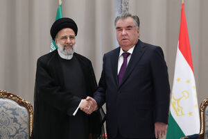 دیدار روسای جمهور ایران و تاجیکستان