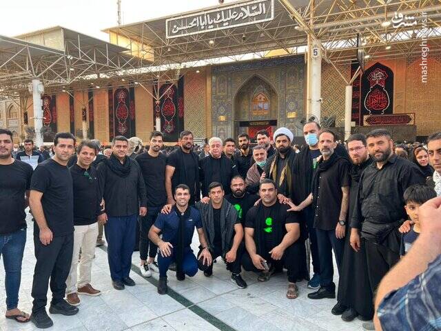 حضور در پیاده روی اربعین برایم افتخار بود/ نماد تیم ملی کاراته پرچم حضرت ابوالفضل(ع) است +عکس