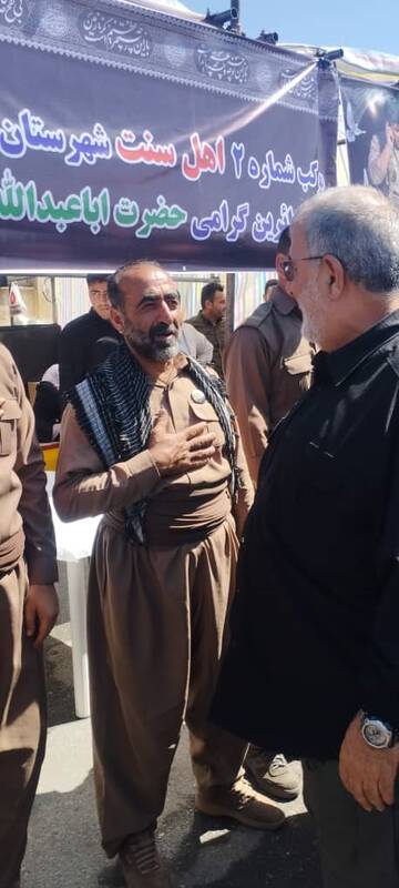 بازدید فرمانده نیروی زمینی سپاه از مرز باشماق +عکس