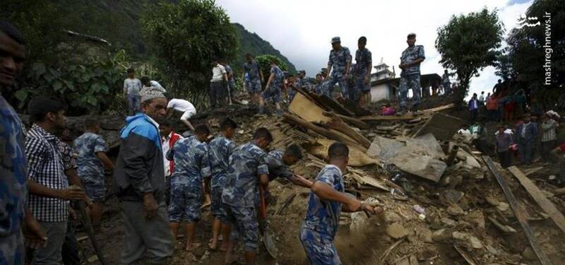 رانش مرگبار زمین در نپال+عکس