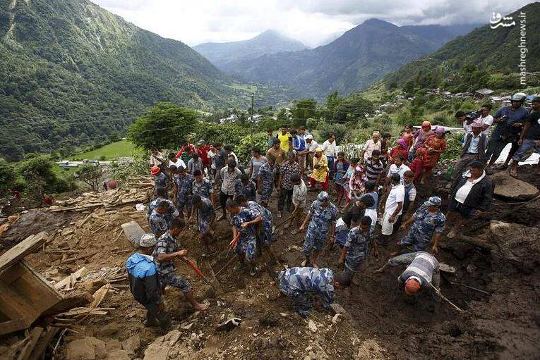 رانش مرگبار زمین در نپال+عکس