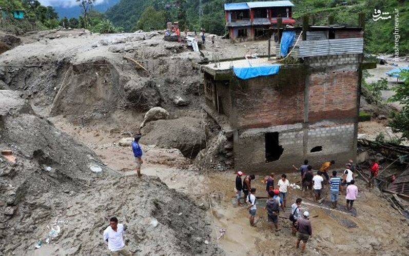 رانش مرگبار زمین در نپال+عکس