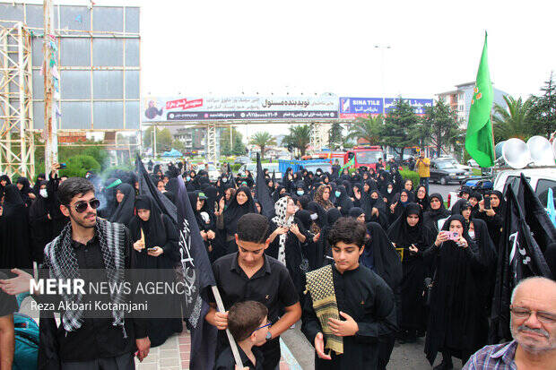 سوگواری جاماندگان اربعین در سراسر ایران / صحنه تجلی «انا من حسین» 7