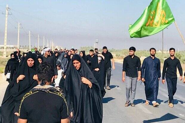 سوگواری جاماندگان اربعین در سراسر ایران / صحنه تجلی «انا من حسین» 10