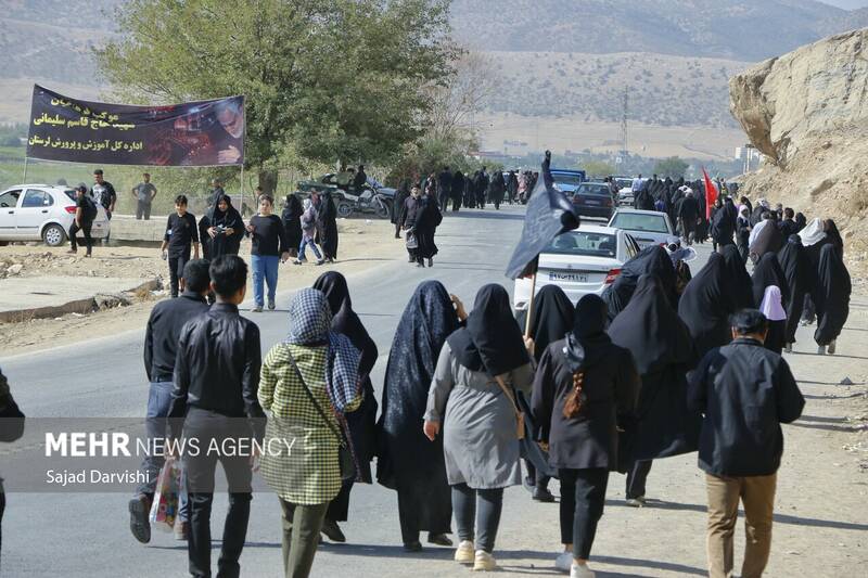 سوگواری جاماندگان اربعین در سراسر ایران/صحنه تجلی «انا من حسین» 