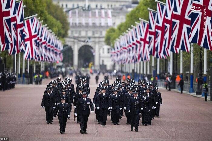 تدابیر بیسابقه امنیتی در لندن برای تشییع جنازه الیزابت+ عکس