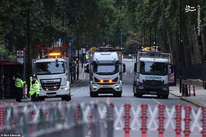 تدابیر بیسابقه امنیتی در لندن برای تشییع جنازه الیزابت+ عکس