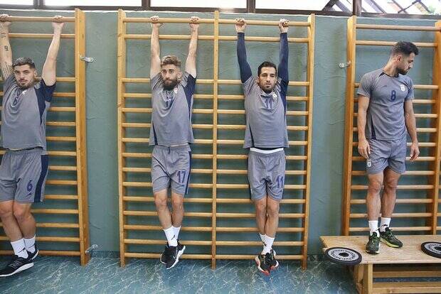 تصاویری از تمرین امروز تیم ملی فوتبال ایران در اتریش