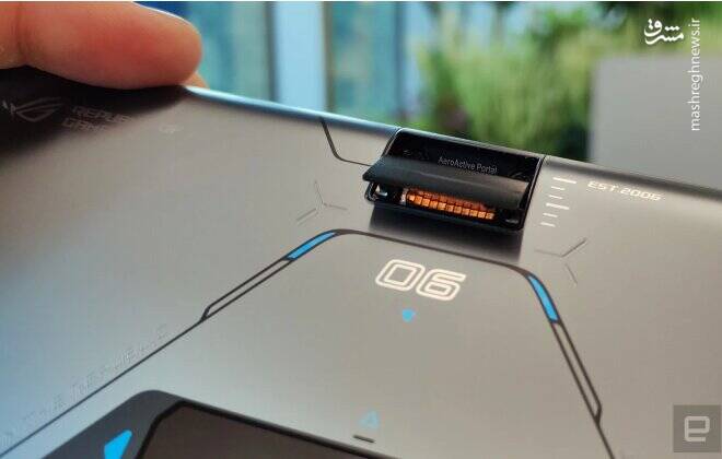 سیستم خنککننده استثنایی گوشی ایسوس +عکس