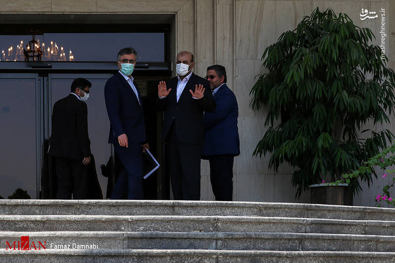 عکس/ اعضای هیأت دولت در جمع خبرنگاران