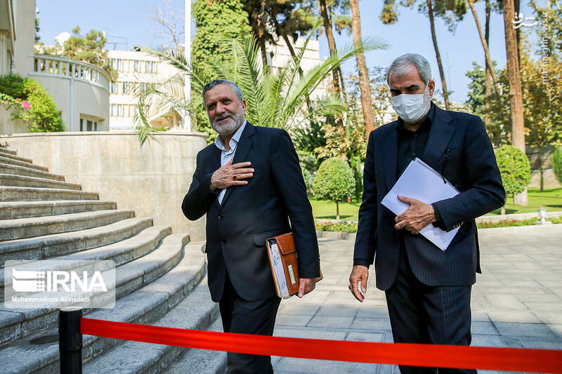 عکس/ اعضای هیأت دولت در جمع خبرنگاران