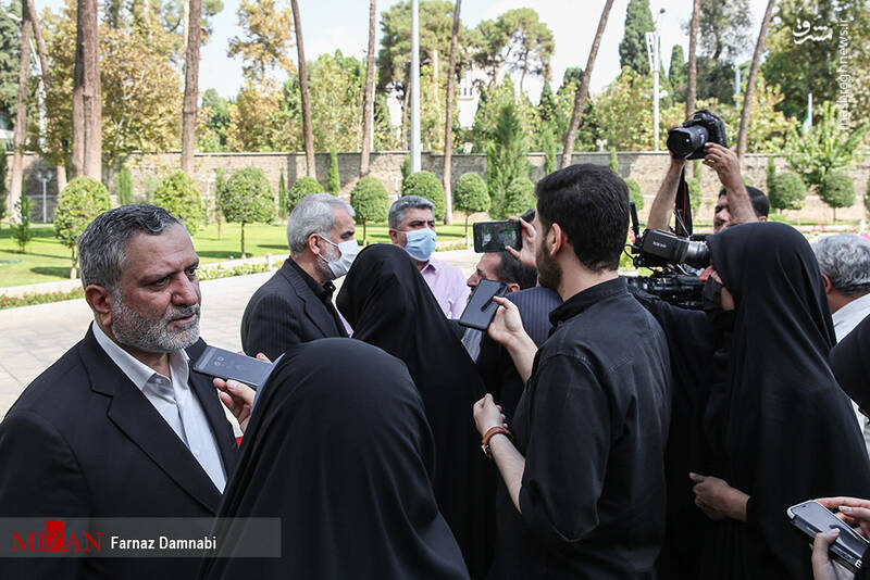 عکس/ اعضای هیأت دولت در جمع خبرنگاران