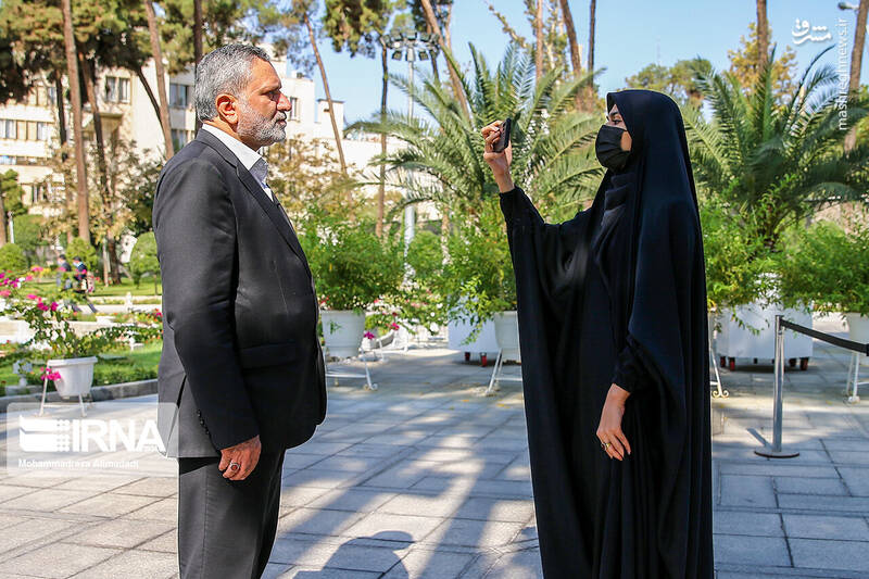 عکس/ اعضای هیأت دولت در جمع خبرنگاران