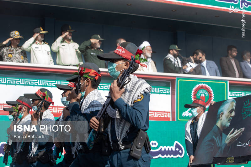 عکس/ رژه نیروهای مسلح در استانها