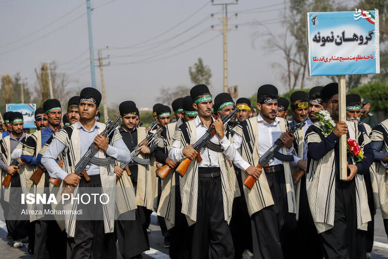 عکس/ رژه نیروهای مسلح در استانها