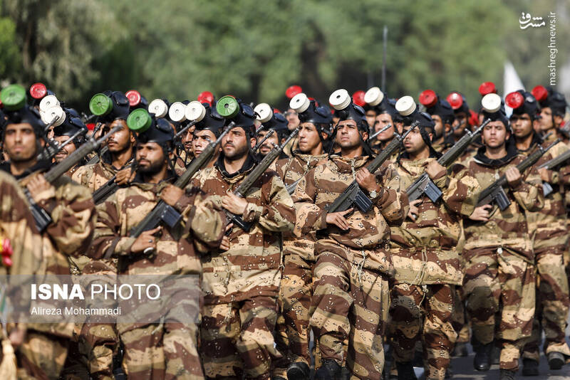 عکس/ رژه نیروهای مسلح در استانها