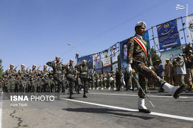 عکس/ رژه نیروهای مسلح در استانها